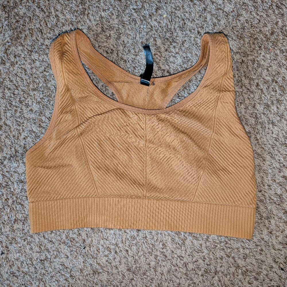 Pink by Victoria's Secret Tan Sports Bra